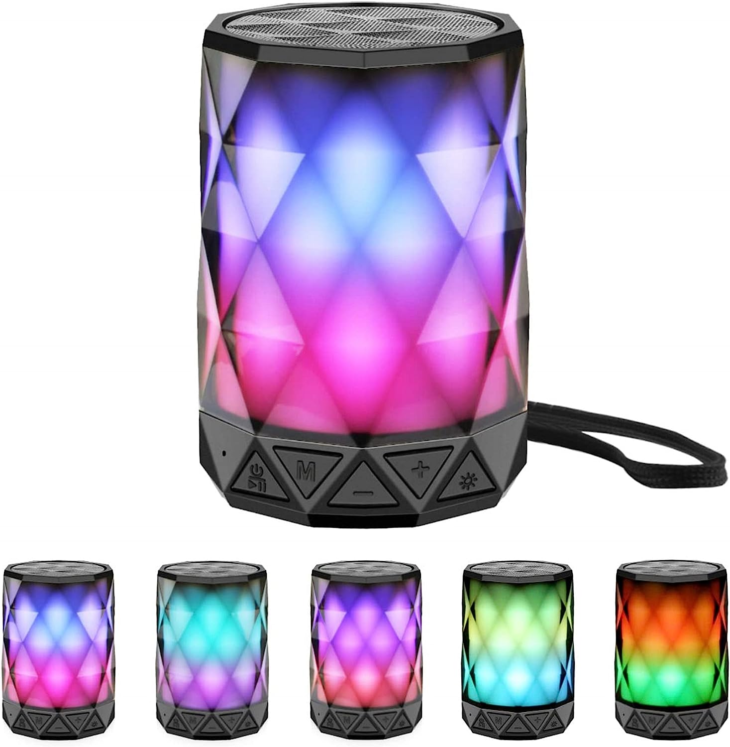 LFS Haut-parleurs Bluetooth portables avec lumières