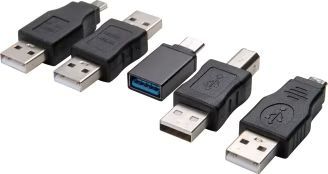 Trousse de voyage USB avec 5 adaptateurs
