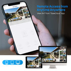 Système de caméra de sécurité Hiseeu WiFi