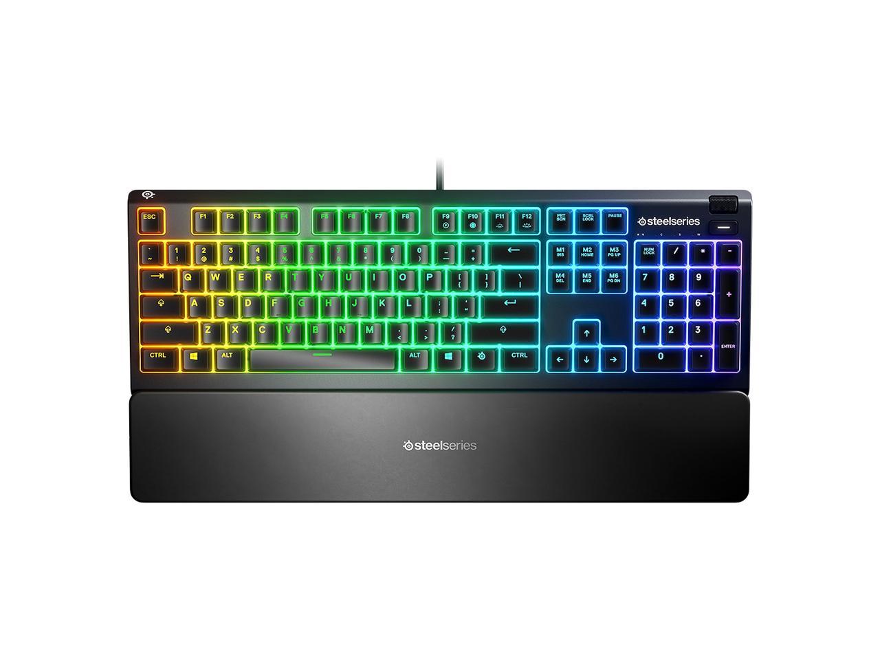 SteelSeries 64795 Clavier de jeu résistant à l'eau Apex 3