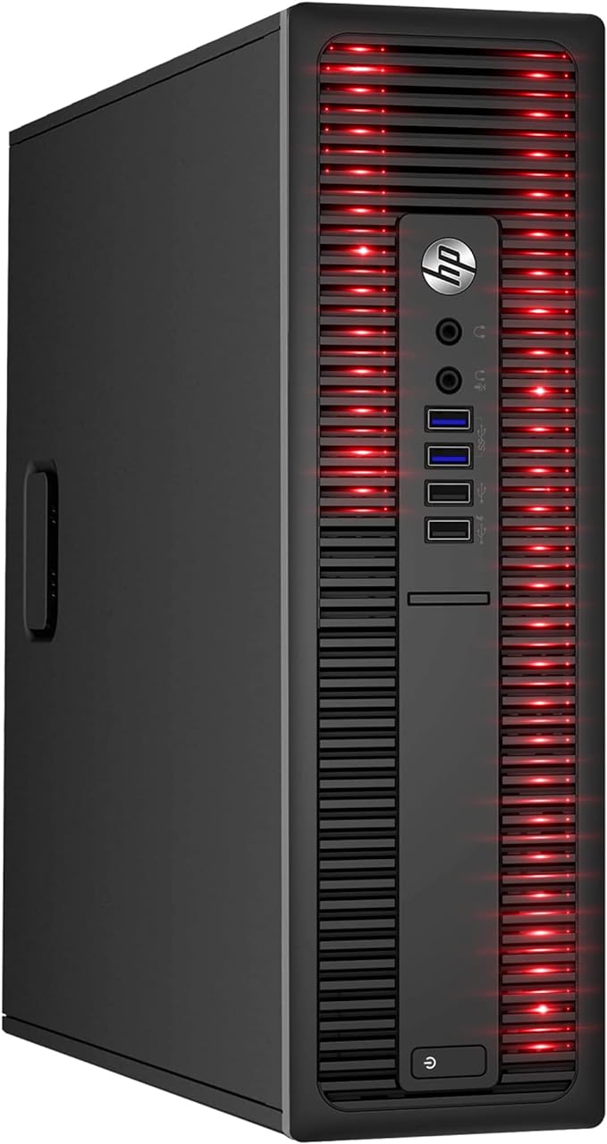 HP ProDesk Ordinateur de bureau avec lumières RVB