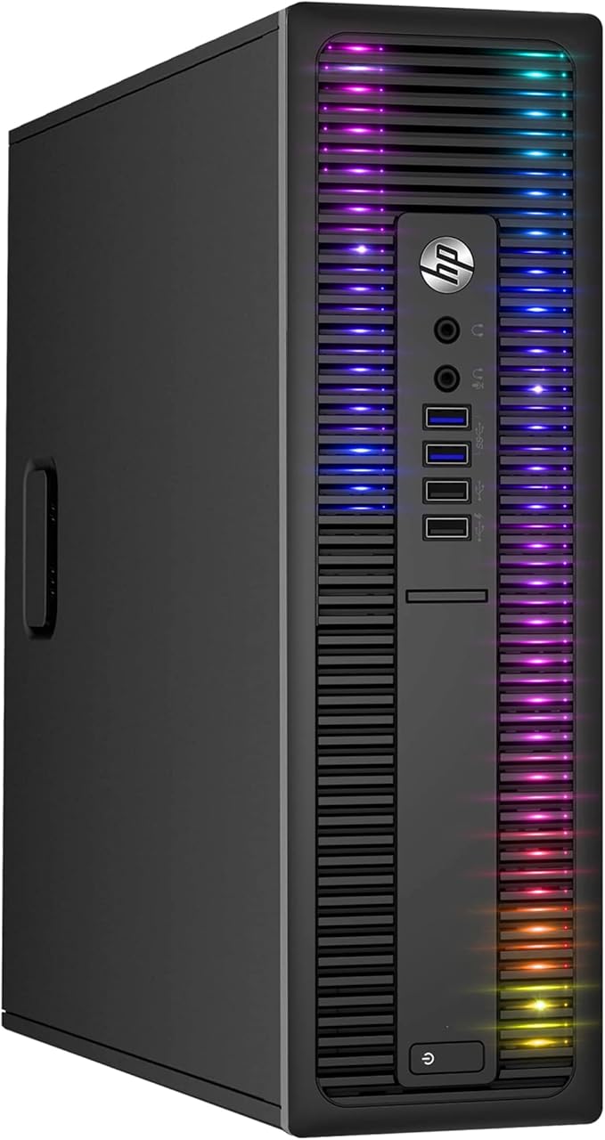 HP ProDesk Ordinateur de bureau avec lumières RVB