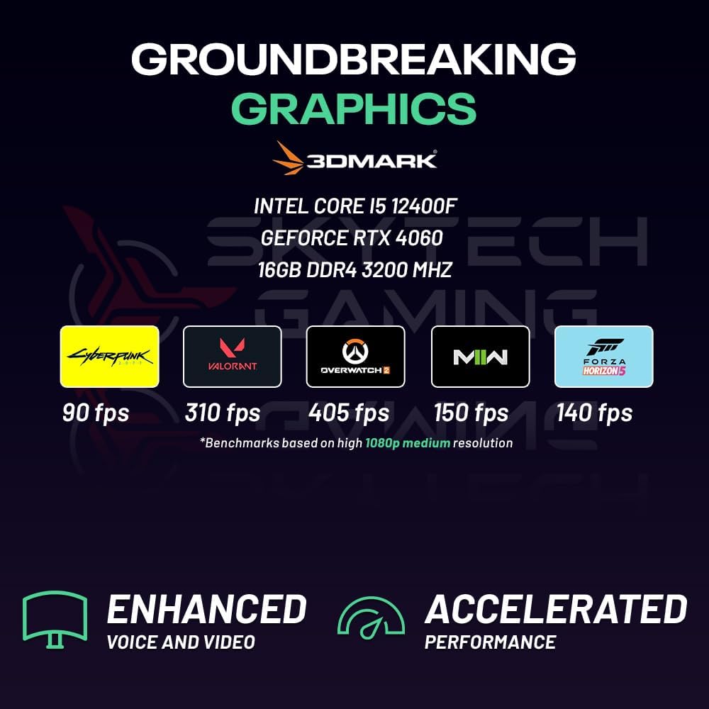 Skytech Chronos Gaming PC de bureau Intel Core i5