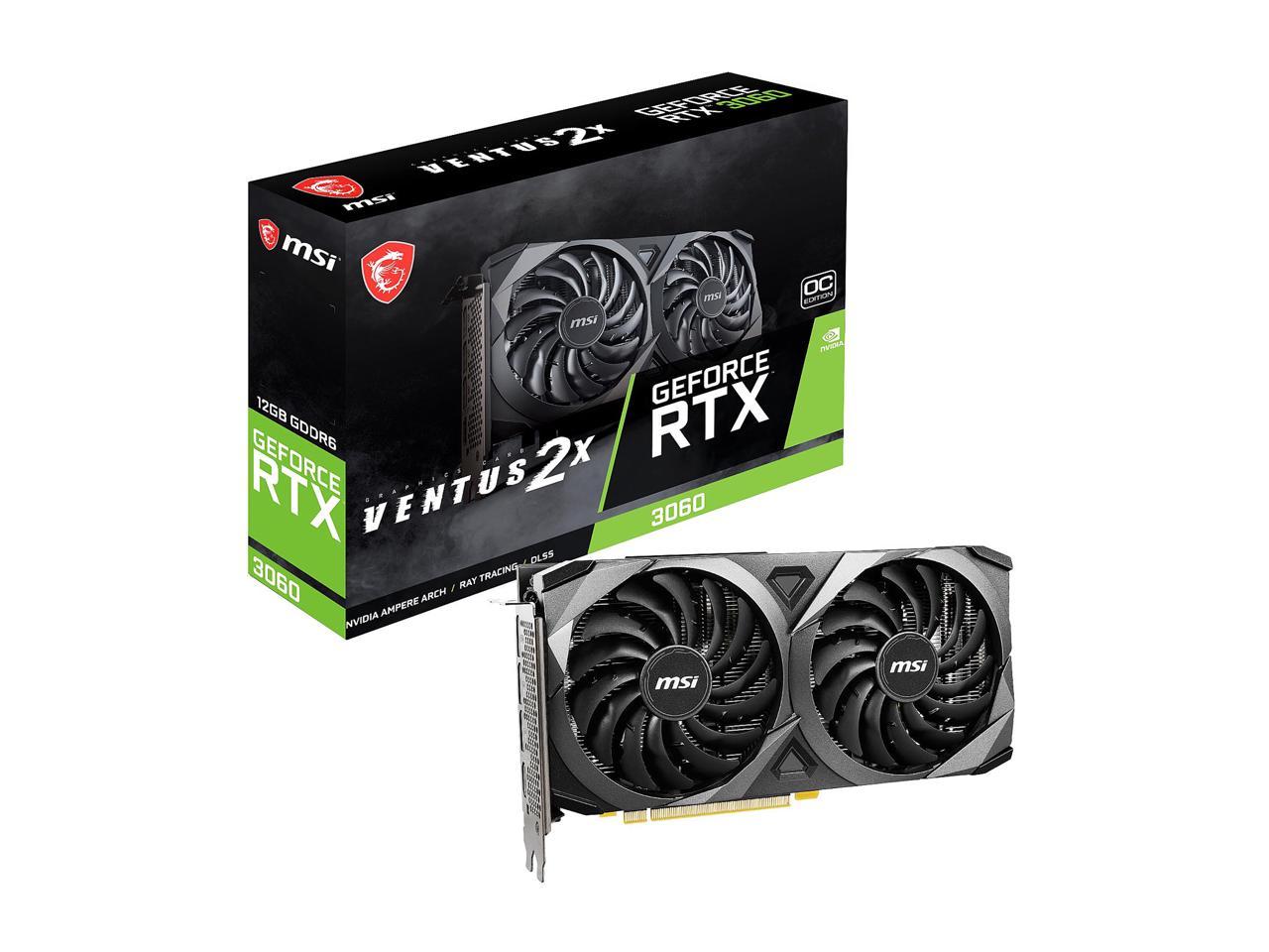 MSI Ventus GeForce RTX 3060 12 Go