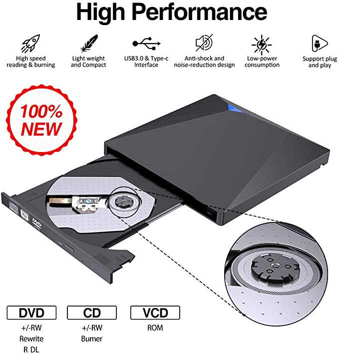 Lecteur CD DVD externe USB 3.0
