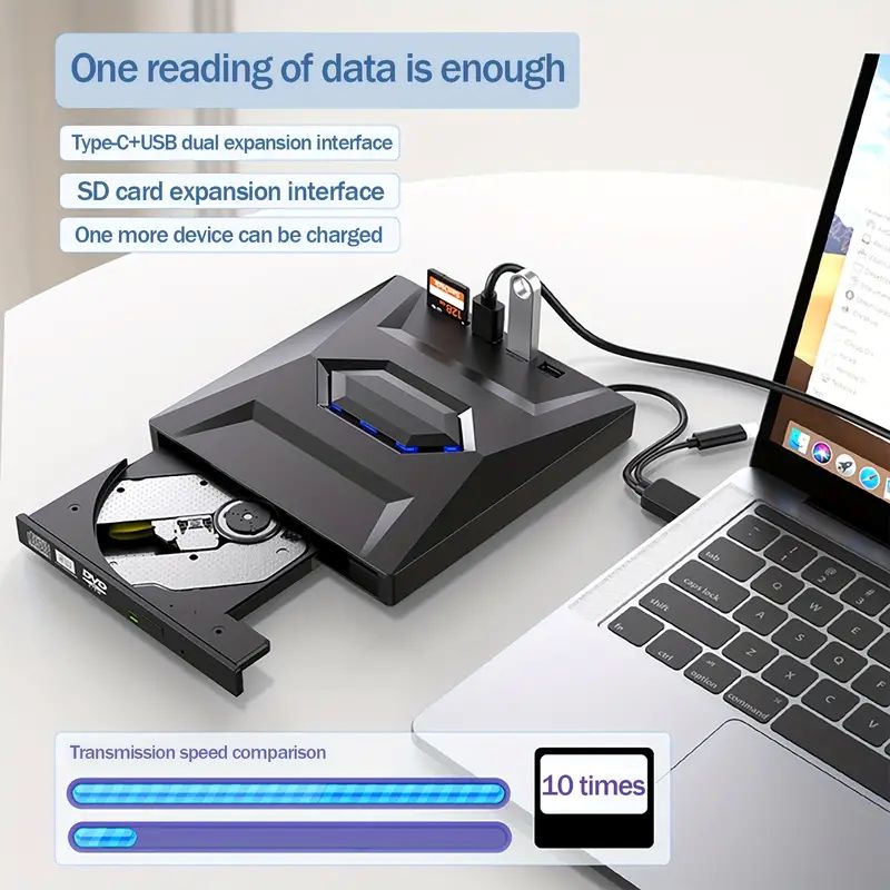 Lecteur CD/DVD externe pour ordinateur portable
