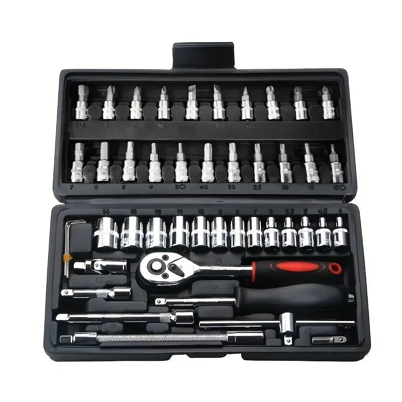 Kit d’outils de réparation de voiture de 46 pièces
