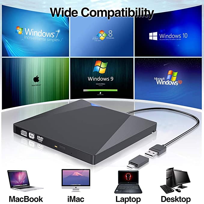 Lecteur CD DVD externe USB 3.0