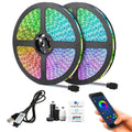 jeu de bande lumineuse LED avec télécommande APP,