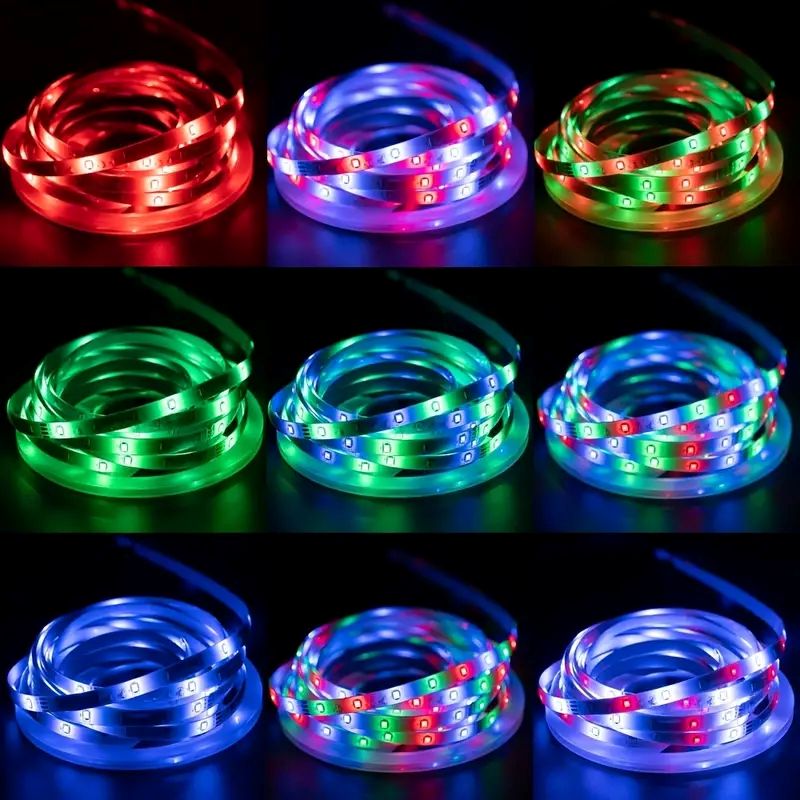 jeu de bande lumineuse LED avec télécommande APP,