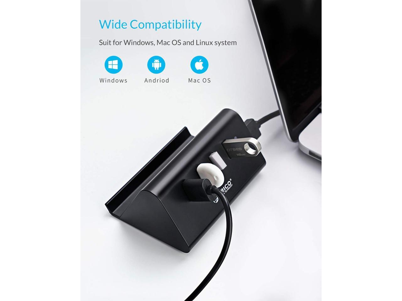 HUB USB, HUB de données portable ORICO 4 ports USB 3.0