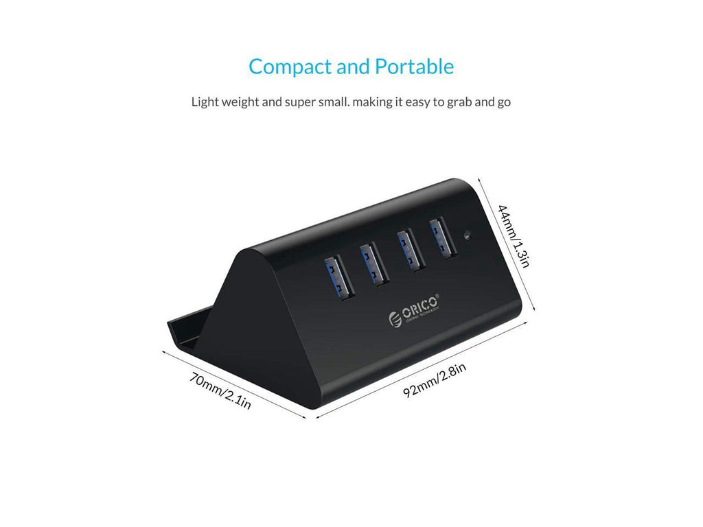 HUB USB, HUB de données portable ORICO 4 ports USB 3.0