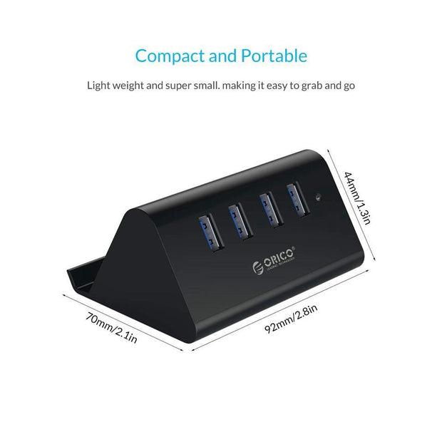HUB USB, HUB de données portable ORICO 4 ports USB 3.0