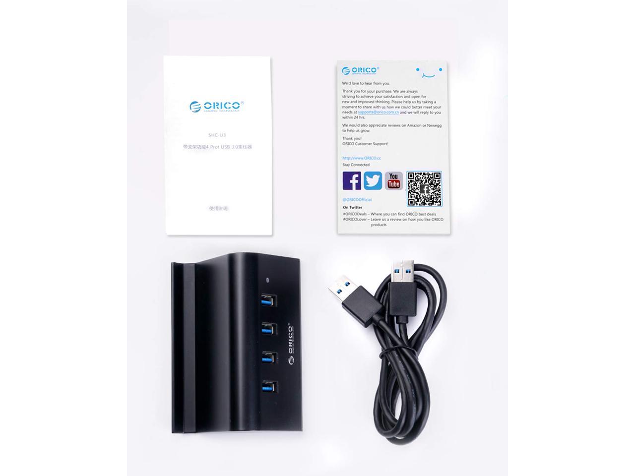 HUB USB, HUB de données portable ORICO 4 ports USB 3.0