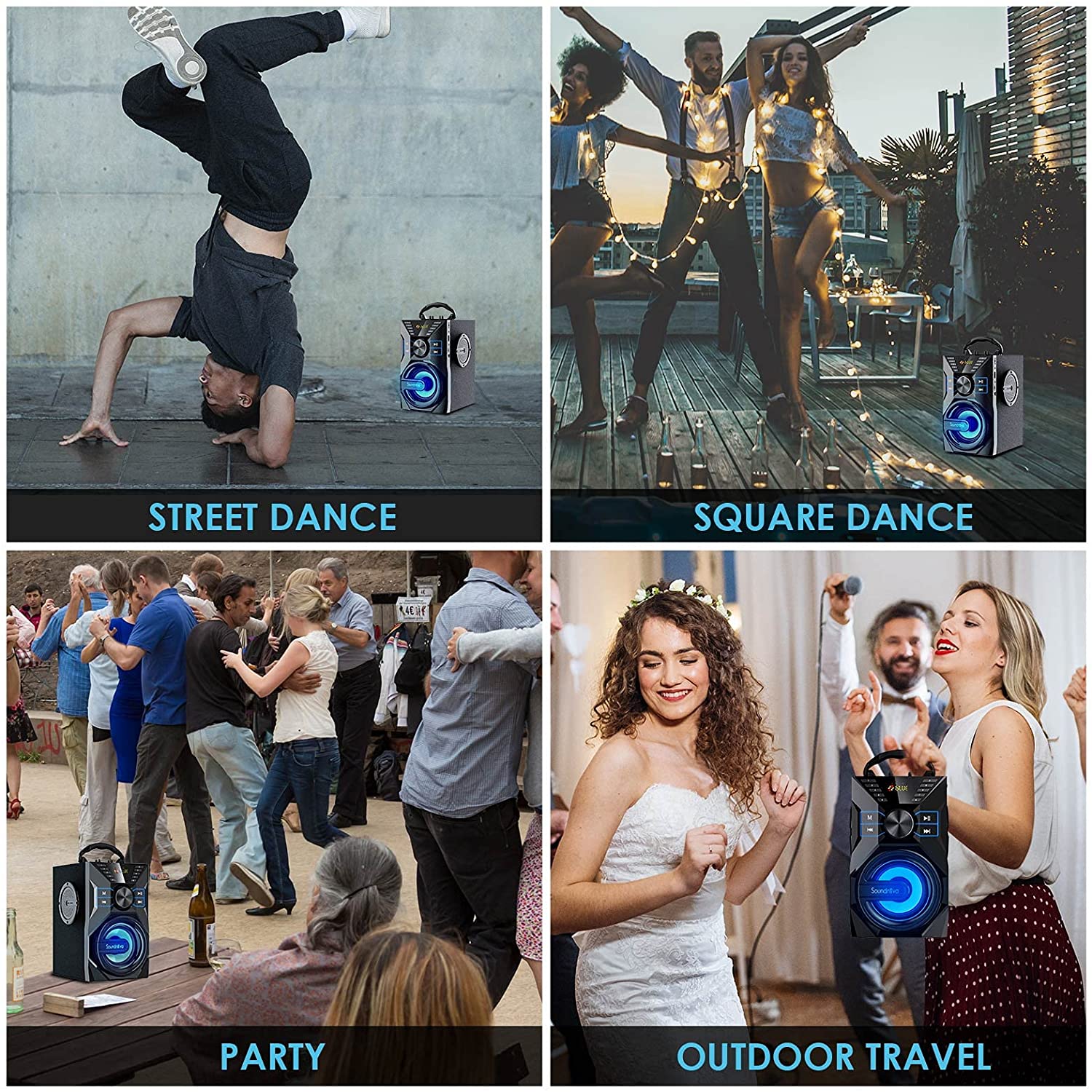 Haut-parleur Bluetooth portable 25 W (40 W)