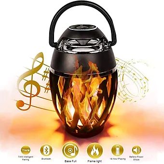 Flame Atmosphere Haut-parleur Bluetooth d'extérieur