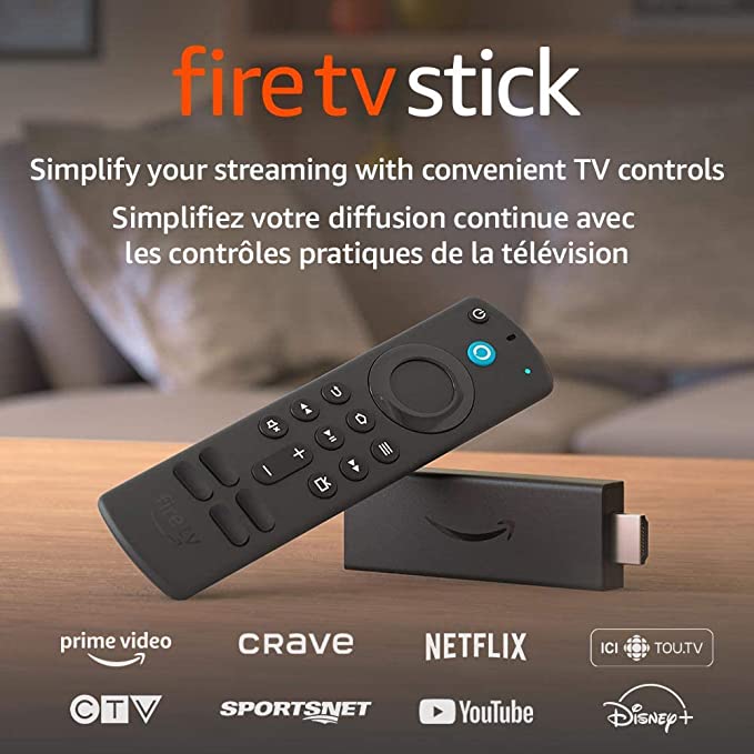 Fire TV Stick avec Télécommande vocale Alexa
