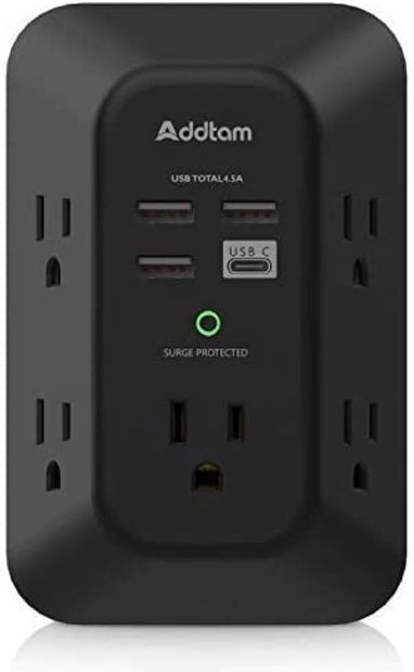 Chargeur mural USB, protection contre les surtensions