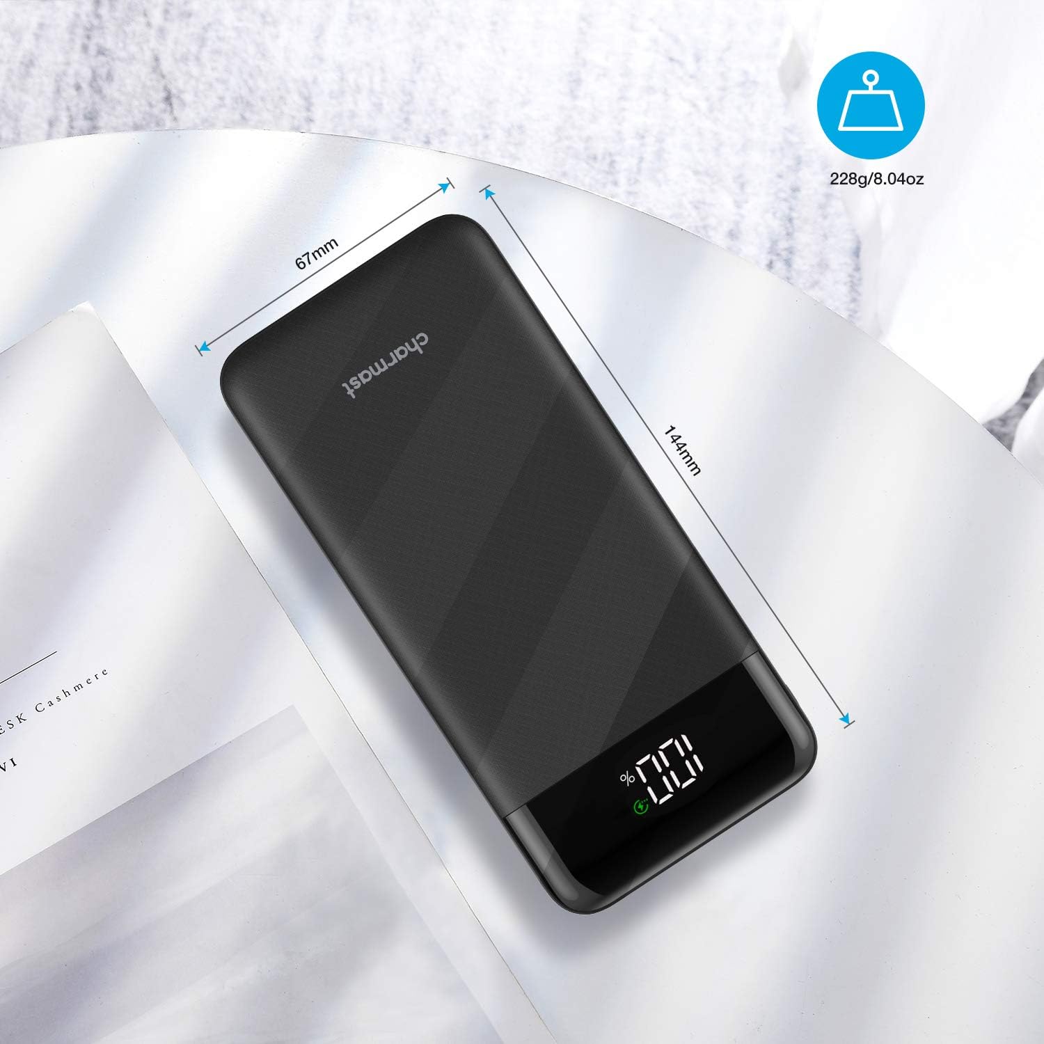Chargeur portable, batterie externe USB C,