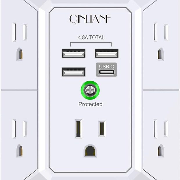 Chargeur mural USB, protection contre les surtensions