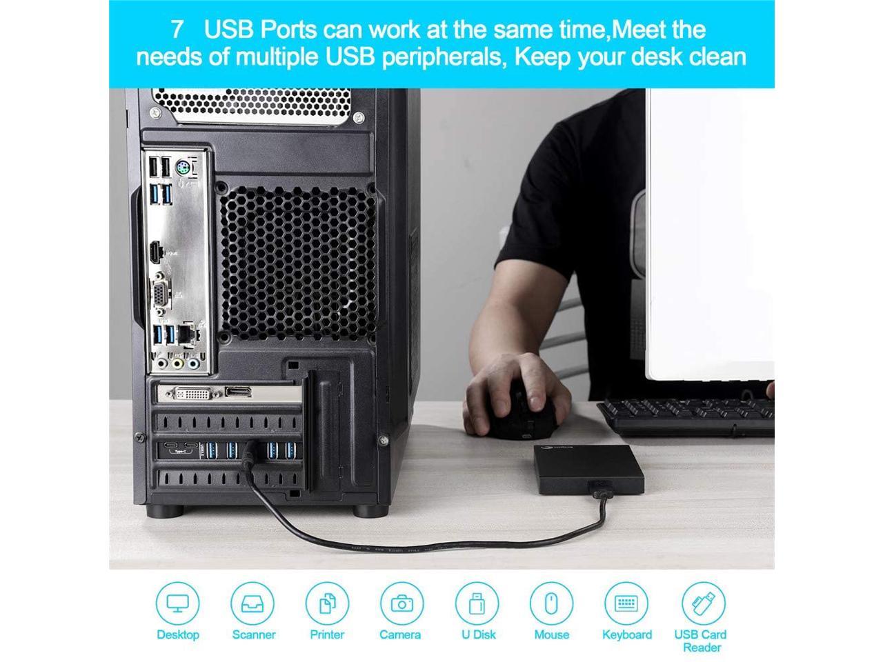 Carte d’extension PCI-E vers USB 3.0 7