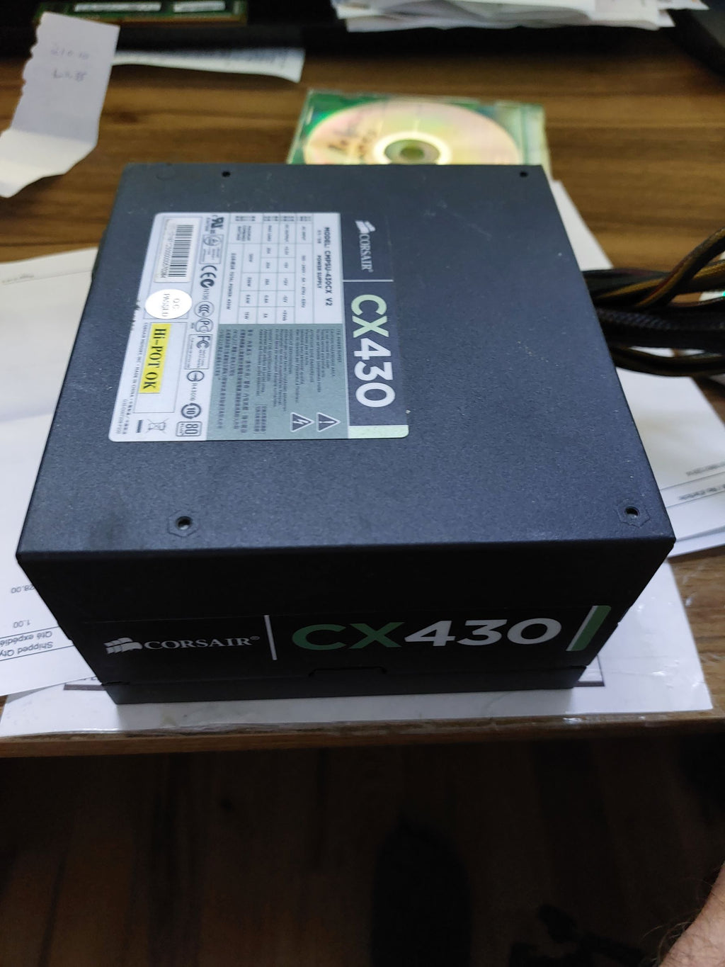 Builder Series™ CX430 V2 — Bloc d'alimentation certifié 80 PLUS®