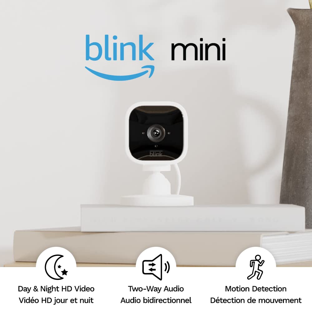 Blink Mini - Une caméra de sécurité avec fil compact et intelligente
