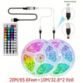 Bandes lumineuses LED, 32.8ft / 10m, RGB 2835 DC5V, contrôleur