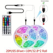 Bandes lumineuses LED, 32.8ft / 10m, RGB 2835 DC5V, contrôleur
