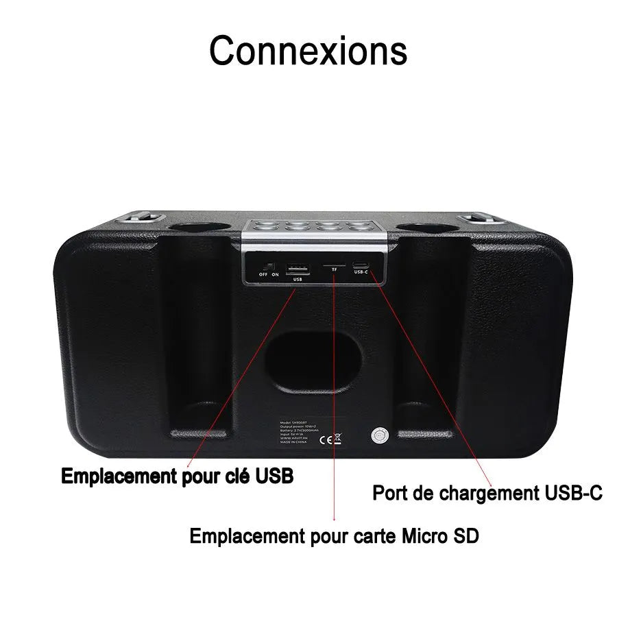 HAVIT SK956BT Haut-parleur Bluetooth portable