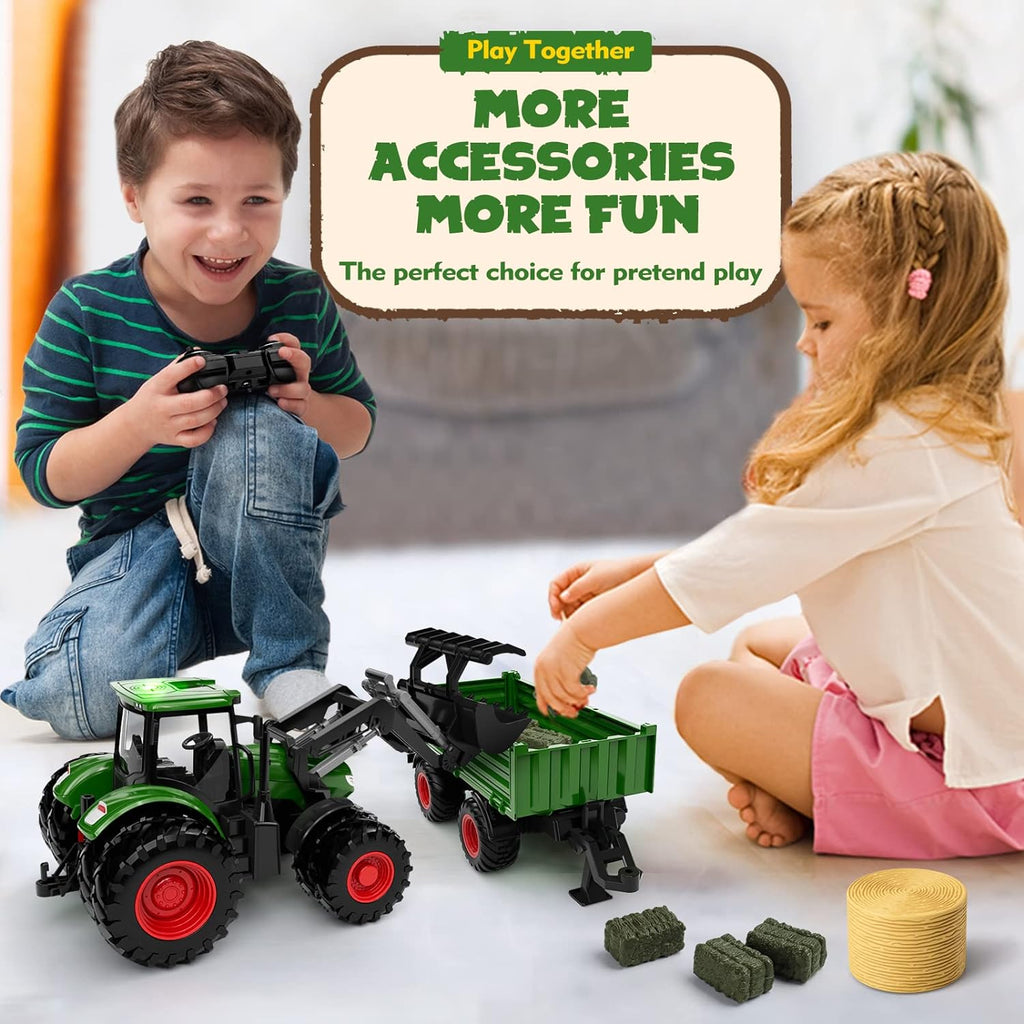 WELIN Jouets tracteur et remorque télécommandés