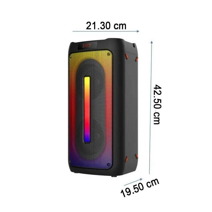 Haut-parleur Bluetooth portatif avec microphone et télécommande