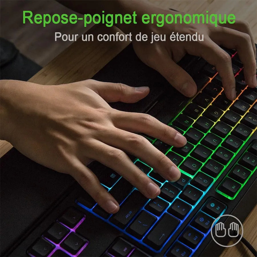 Clavier de jeux méca-membrane RAZER ORNATA rétroéclairé RGB
