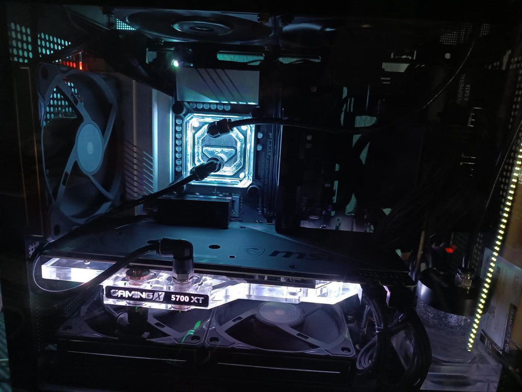 Boîtier d'ordinateur de jeu SAMA IM01 Pro en verre trempé noir