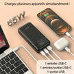 Chargeur portatif USB/USB-C QC3.0 - 20 000 mAh