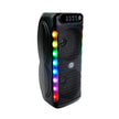 Haut-parleur Bluetooth tour 6-en-1 avec lumières DEL - Noir