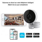 Caméra HD Wi-Fi infrarouge avec détecteur de mouvement et de son