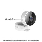 Caméra HD Wi-Fi infrarouge avec détecteur de mouvement et de son