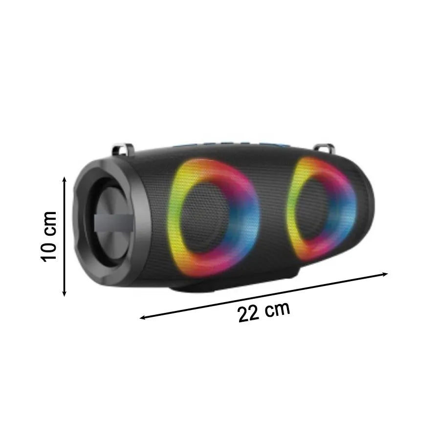 Haut-parleur Bluetooth portatif avec jeux de lumières - 12 W