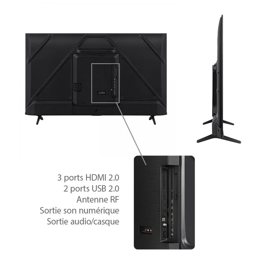 Téléviseur intelligent DEL HISENSE 50A6KV - 4K - 50 pouces