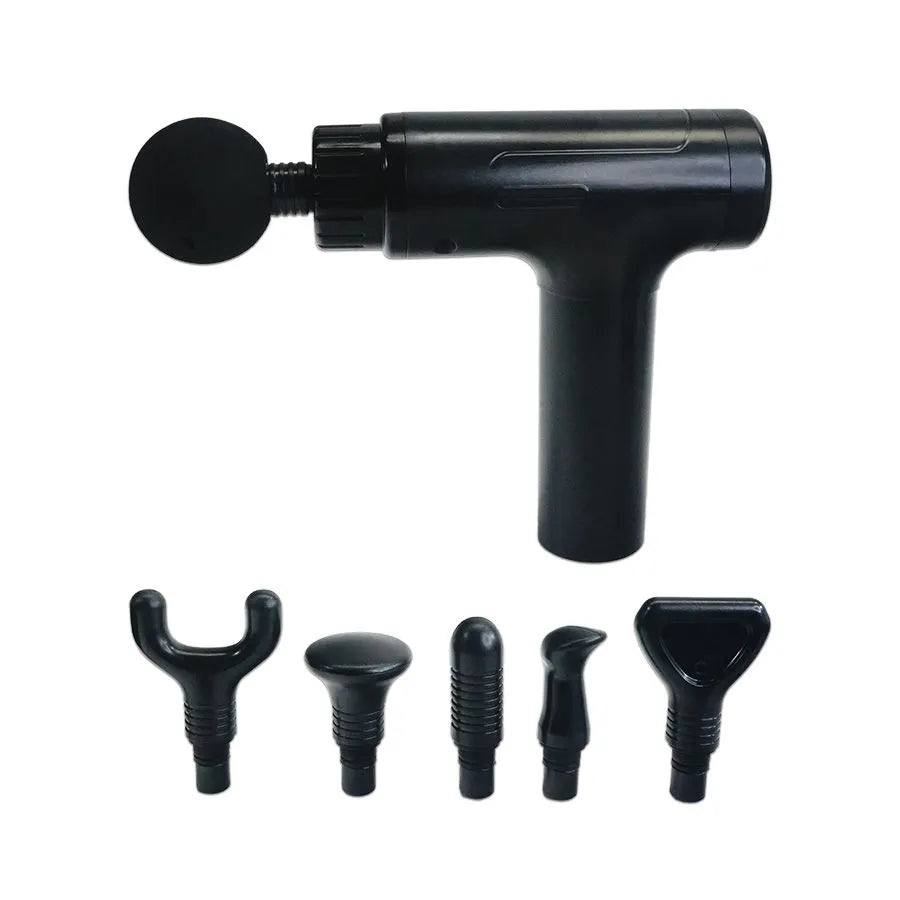 Pistolet de massage sans fil - 6 embouts - 6 vitesses - 3500 RPM