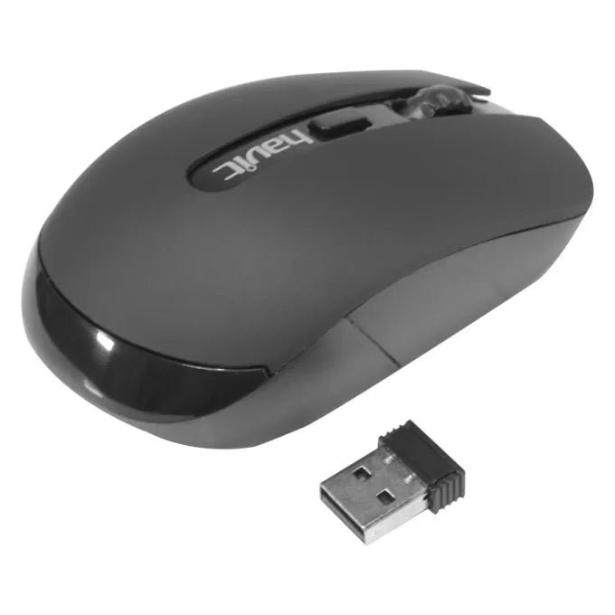 Souris sans fil HAVIT à 4 boutons - 1600 DPI - Noir