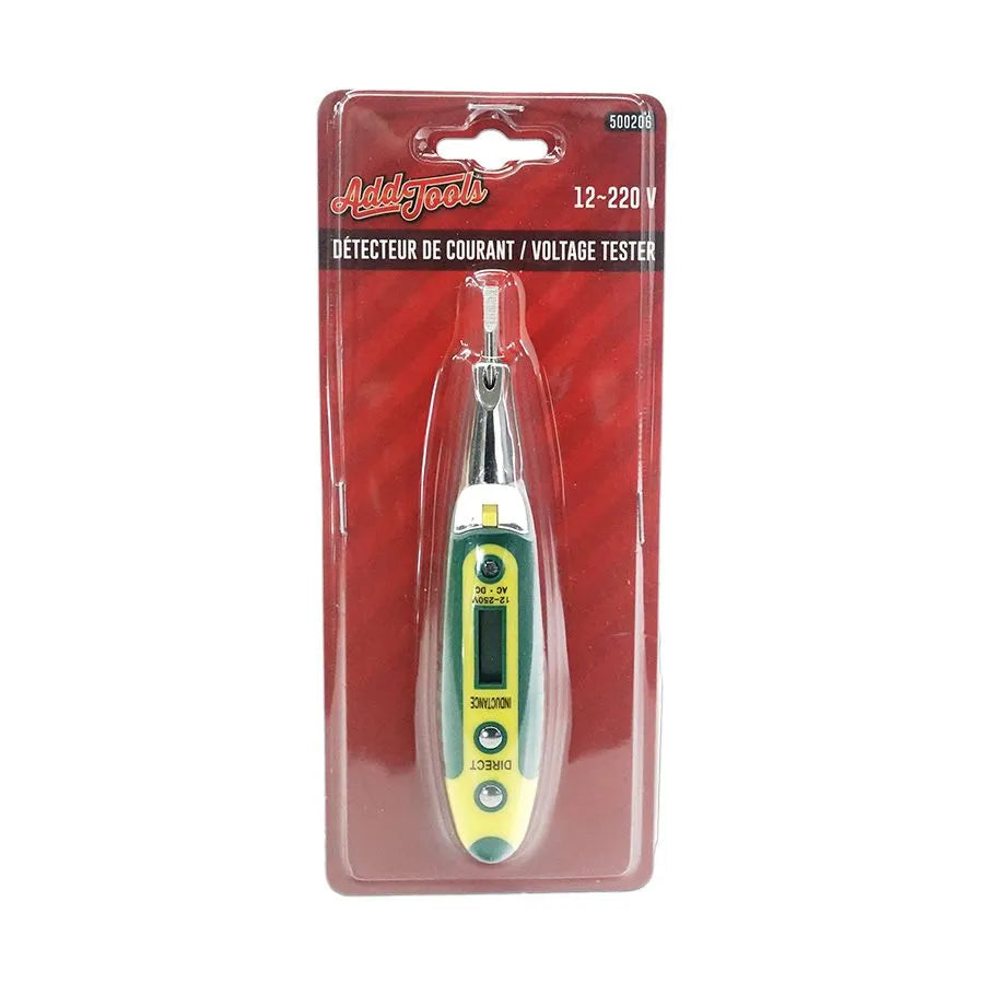 Détecteur de tension CA/CC et de courant CC - 12 V à 220 V