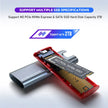 Boîtier de disque SSD USB 118.11 pouces, station d'accueil de disque dur NVME