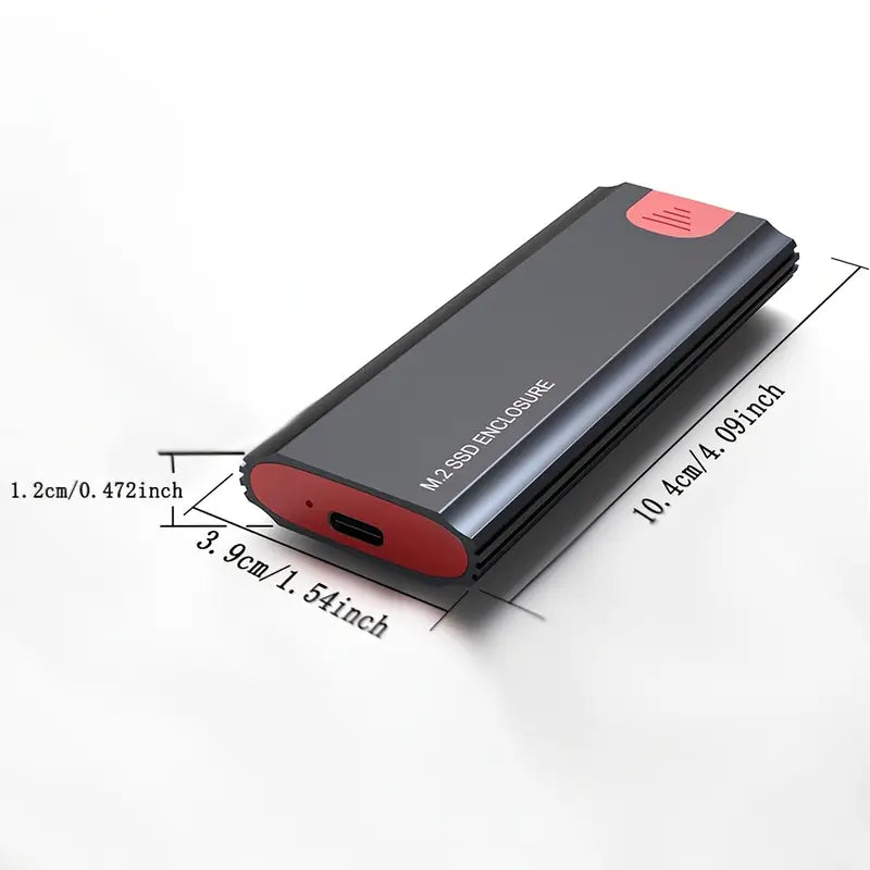 Boîtier de disque SSD USB 118.11 pouces, station d'accueil de disque dur NVME