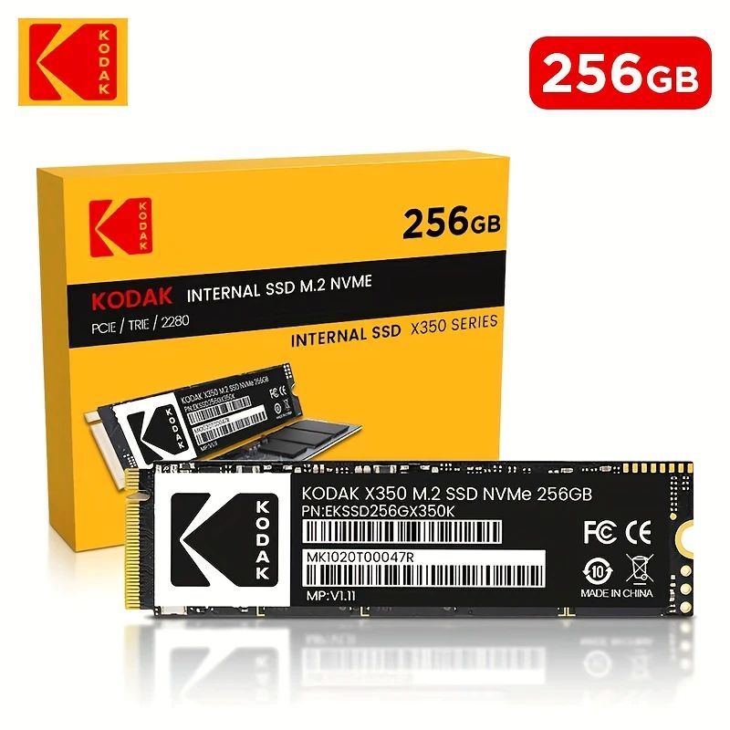 Disque SSD M.2 NVMe PCIe 3.0x4 Kodak de stockage interne