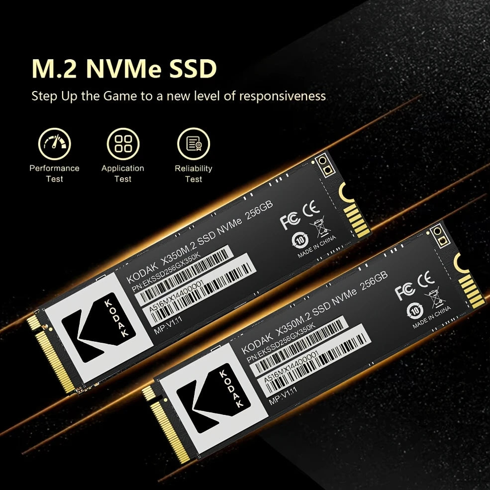 Disque SSD M.2 NVMe PCIe 3.0x4 Kodak de stockage interne