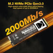 Disque SSD M.2 NVMe PCIe 3.0x4 Kodak de stockage interne