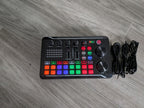 F998 Portable Audio Mixer avec écran de 7,5 pouces - Idéal pour la diffusion