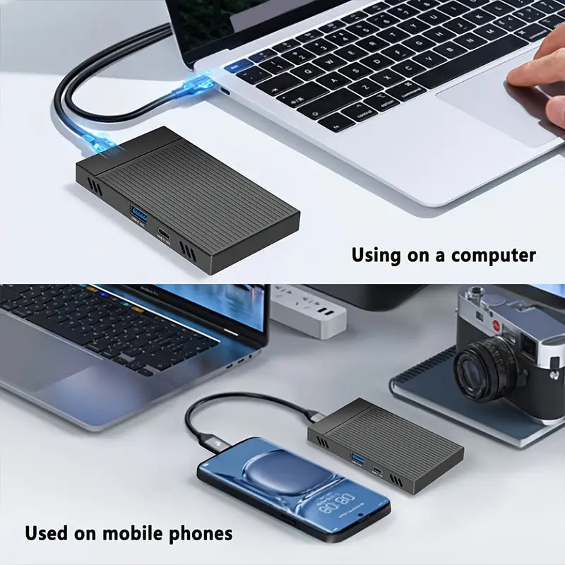 Une station de dockage pour disque dur à double emplacement compatible